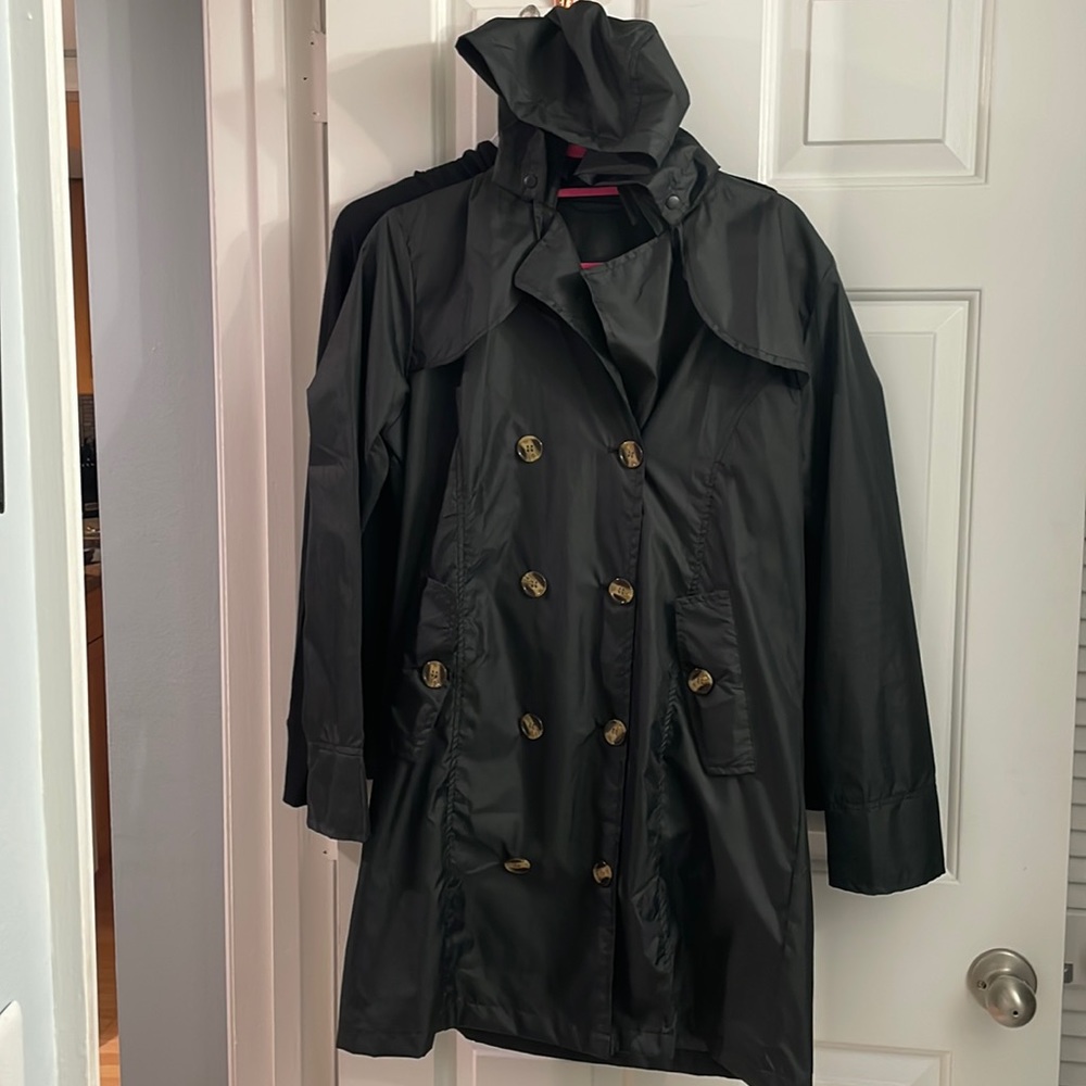 Trench-style Raincoat